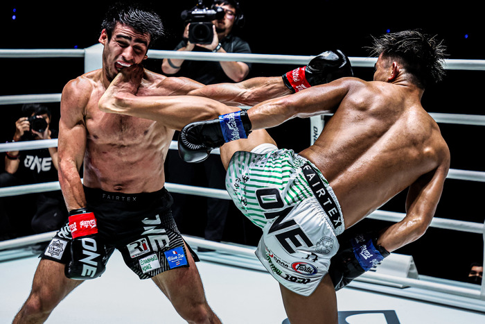 Yuki Yoza wins in ONE debut Shutting down Elbrus Osmanov - ONE Fridy Fights 109 results 1 Yuki Yoza kicks Elbrus osmanov in the face