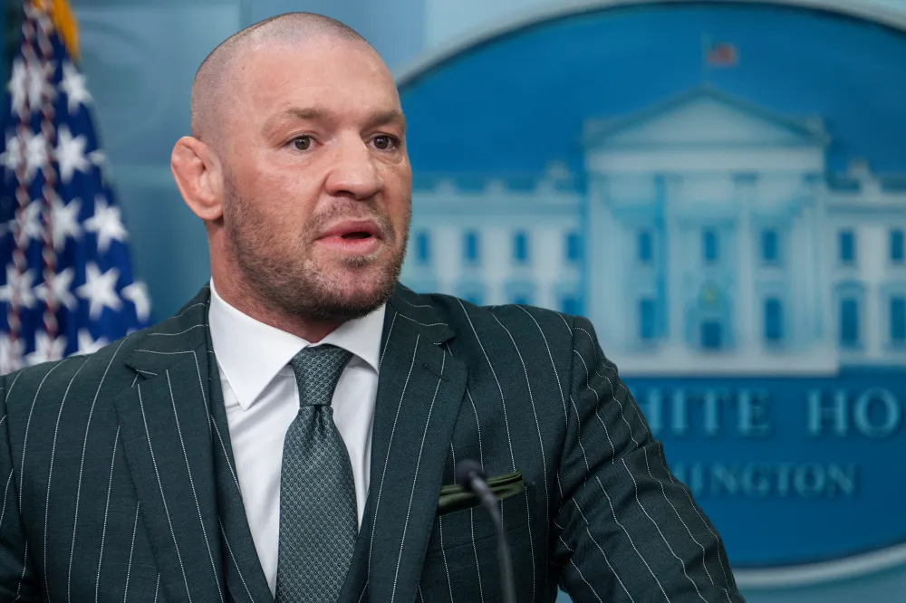 Report: Is Conor McGregor About to Buy OnlyFans? UFC Insider Investigates 2 conor mcgregor white house press room getty