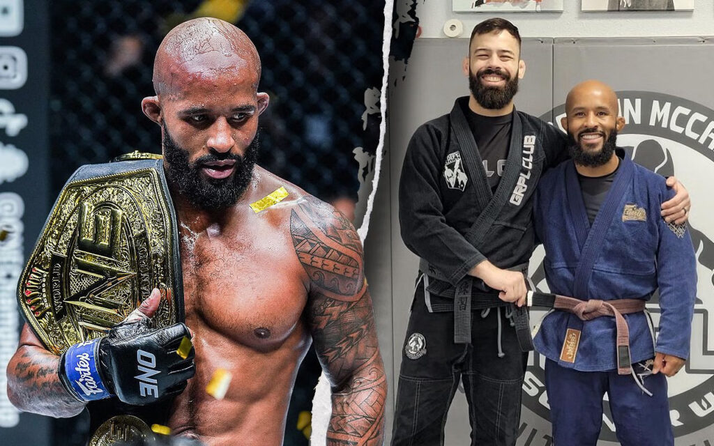 UFC Legend Explains Why he Loves Street Beefs "Putting the guns and knives down" 1 Demetrius Johnson Black belt and ONE CHAMPIONSHIP belt street beefs