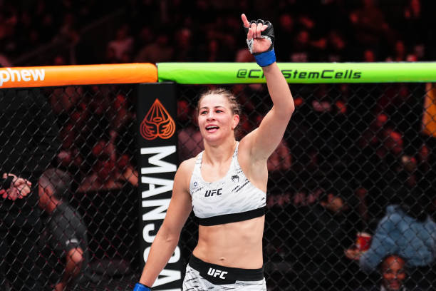 “It Feels Like His Strengths Are Downloaded Into Me” - Jasmine Jasudavicius on Georges St-Pierre as a Training Partner 2 gettyimages 2182560866 612x612 1