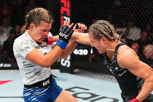 Yana Santos Survives Late Scare to Secure Decision Win Over Miesha Tate - UFC Des Moines Highlights 3 Miesha Tate