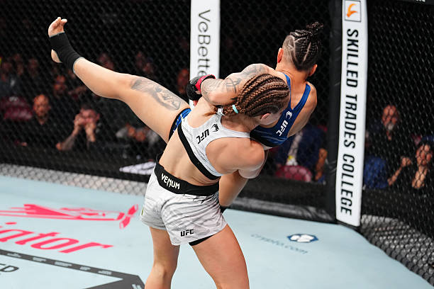 Easy Work! Jasmine Jasudavicius Taps Out Jessica Andrade with Opening-Round RNC - UFC 315 Highlights 2 gettyimages 2214429776 612x612 1
