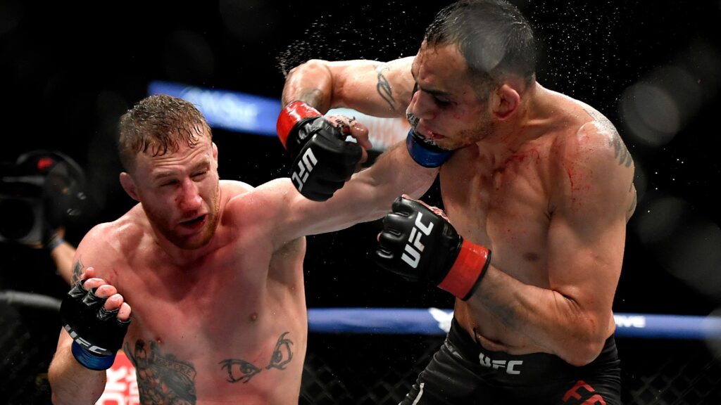 Tony Ferguson on Dream Opponents: 'Conor, Khabib… But Really, I Want That Gaethje Fight Back' 3 justin gaethje tony ferguson 050920 getty ftr 3rrp5wqhv2w61u9jqiod4rbw2