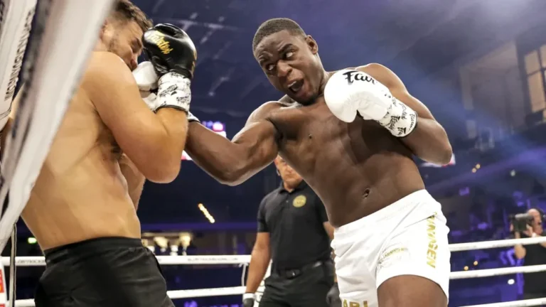 Michael Boapeah Crushes Stefan Latescu’s calf to a finish – Glory Underground results