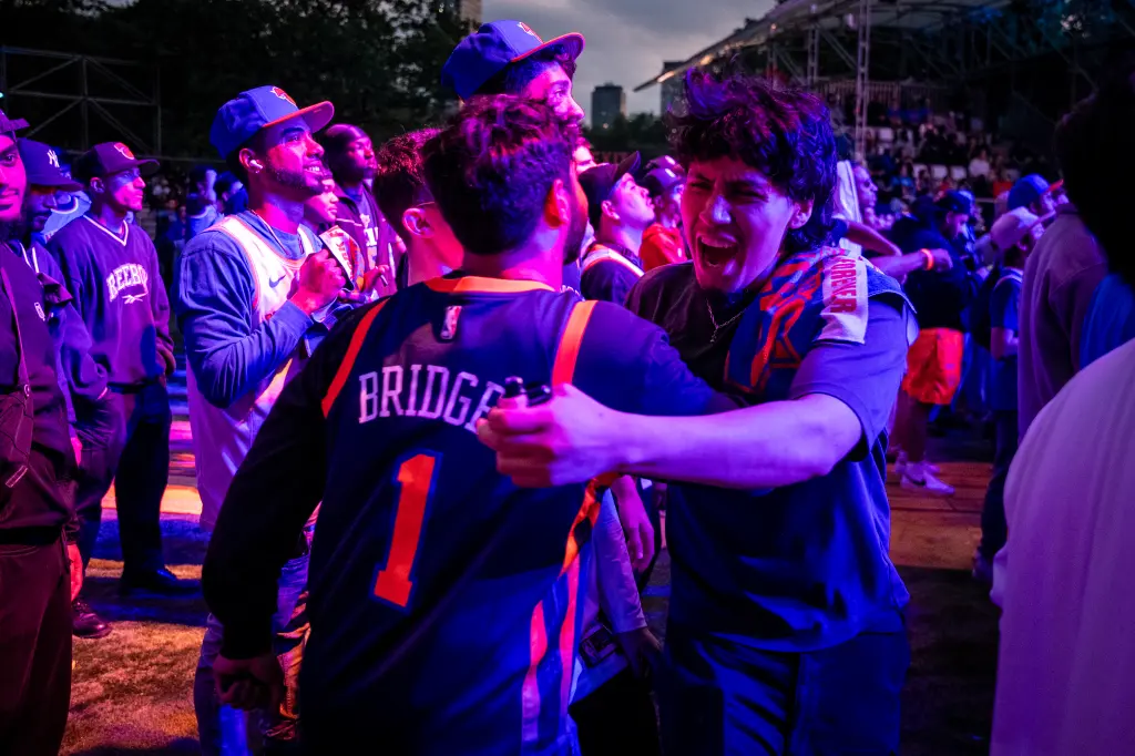 Watch - Knicks and Pacers Fans Clash in Epic Post-Game Boxing Brawl After Game 5 3 new york knicks fan jerry 105541307
