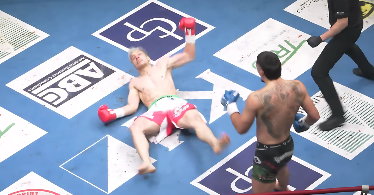 Watch – Insane 1 Minute war for K-1 Cruiserewight title ends in Brutal knckout