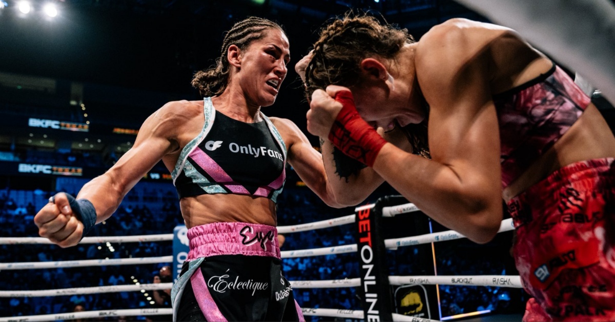 Ex-UFC Standout Jessica Eye Outslugs Mariya Agapova in Bare-Knuckle Debut – BKFC 76 Highlights