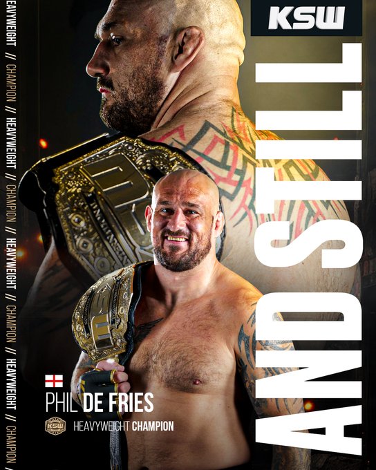 Phil De Fries Submits Arkadiusz Wrzosek to Score 12th Straight Heavyweight Title Defense - KSW 107 Highlights 1 Gtbus2tWsAA vEK