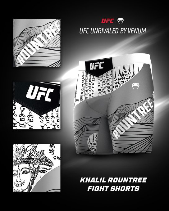 Khalil Rountree Jr.: ‘A Piece of Me and a Piece of Vegas’ - The Meaning Behind His Custom UFC Shorts 5 GtpajrlWcAAFctk 1