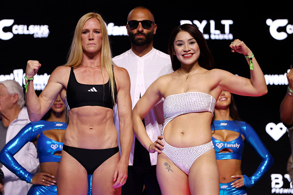 Former UFC Champ Holly Holm Gets Cheeky at Weigh-Ins - Fans Flash Their Approval 4 Holly Holy yolnda vega