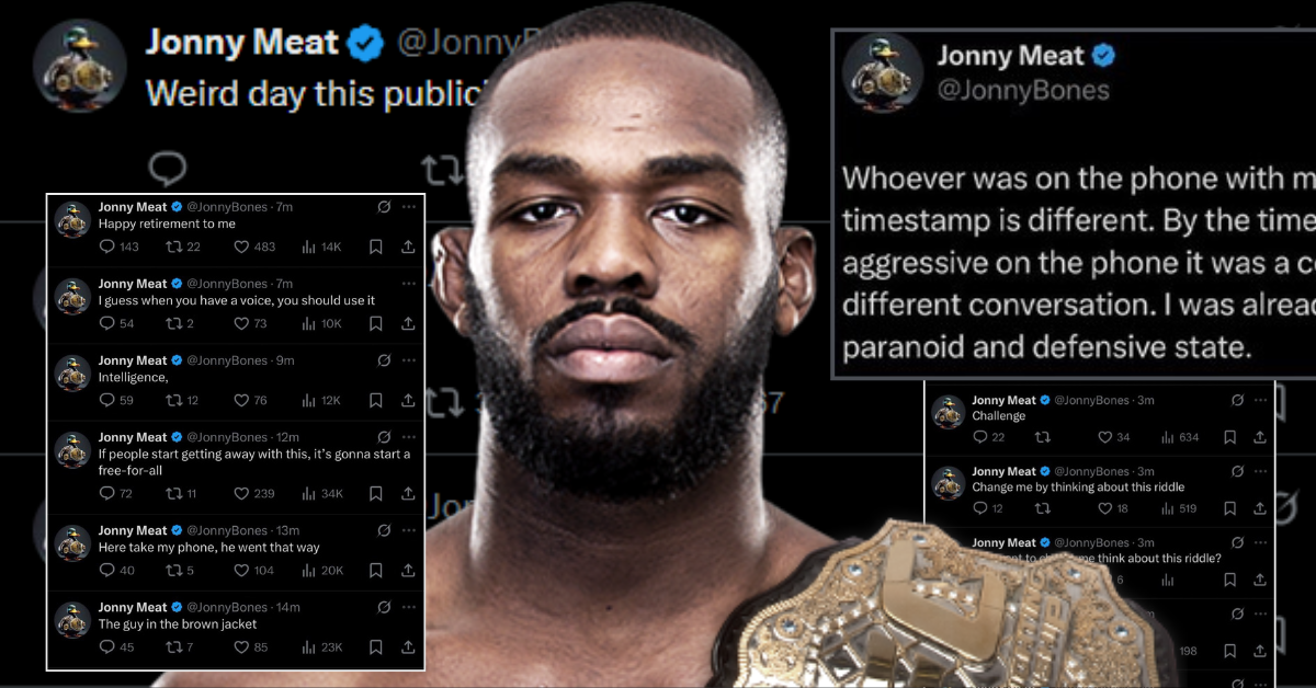 Jon Jones’ Cryptic Tweets Spark Confusion Amid Hit-and-Run Allegations