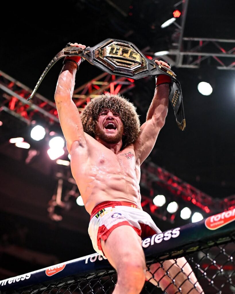 Merab Dvalishvili Retains Belt Where His American Dream Began 'My first steps in the United States here' 2 Merab Dvalishvili 2