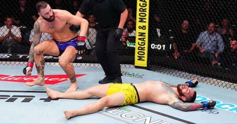 Paul Craig KOs Rodolfo Bellato with Illegal Up Kick, Fight Ruled a No Contest - UFC Atlanta Highlights