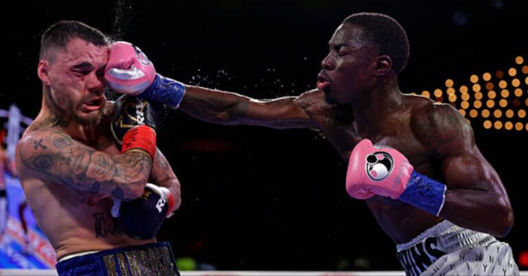 Richardson Hitchins Folds George Kambosos with Eighth-Round Body Shot to Retain IBF Title - Richardson vs. Kambobos Jr. Highlights