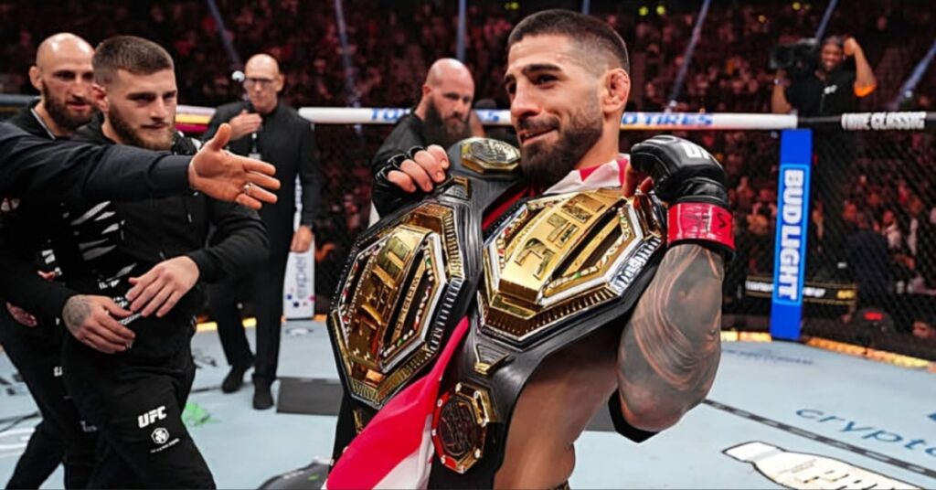 Ilia Topuria Promised UFC He Won’t Mention a Third World Title: ‘They Personally Asked Me a Favor’ 2 Ilia Topuria rules out Justin Gaethje clash after UFC 317 win: 'I don't think that's interesting'