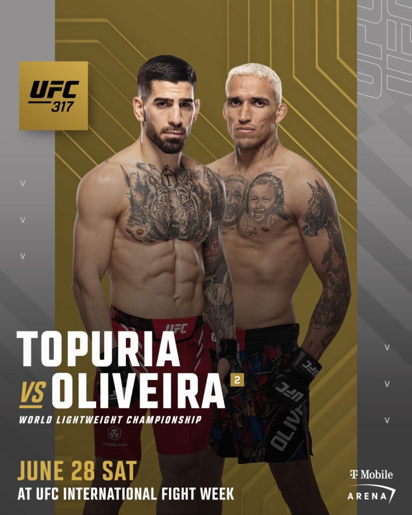 Ilia Topuria Takes Aim at ‘Pain in the A**’ Paddy Pimblett: 'I'd Fight Him Because I Hate Him' 2 UFC 316 TOPURIA VS OLIVEIRA