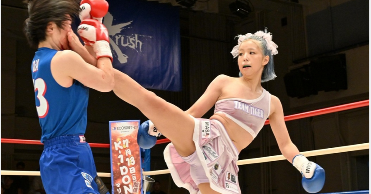 Viral Sensation Mona Kimura Dominates with Second-Round TKO – Watch Highlights