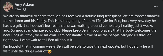 Report: Ben Askren Receives Double Lung Transplant After Sudden Illness, Wife Shares Emotional Update 9 ben askren