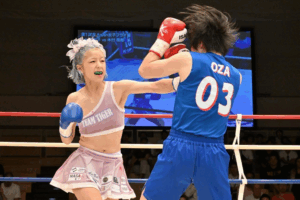 Viral Sensation Mona Kimura Dominates With Second-Round TKO - Watch