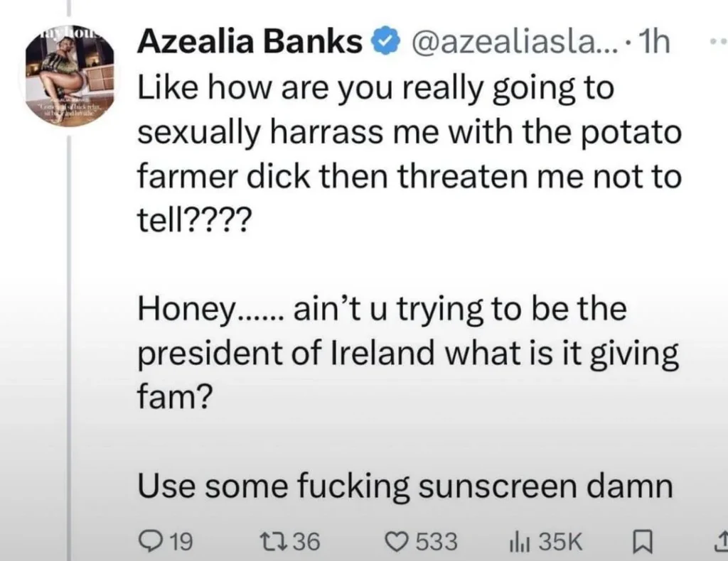Look: Conor McGregor Slides Into Azealia Banks’ DMs - Rapper Shares the N*des 7 Connor McGregor sends Azealia banks unsolicited dick pics