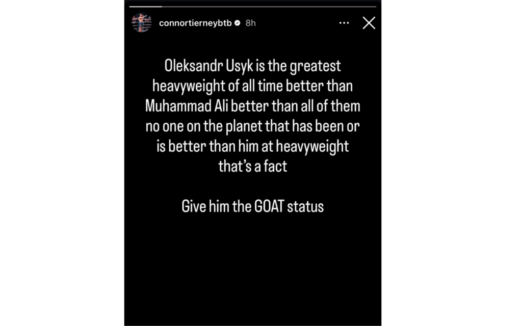BKFC Champ: “Oleksandr Usyk Is the Greatest Heavyweight of All Time” 6 Connor Tierney