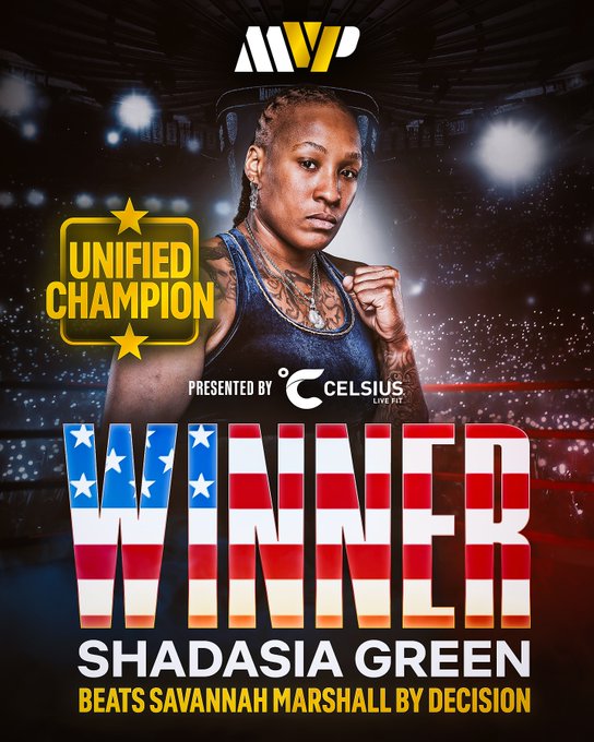 Shadasia Green Outslugs Savannah Marshall to Capture Unified Super Middleweight Title - Taylor vs. Serrano 3 Highlights 3 Gvn0w YWMAEHbr1