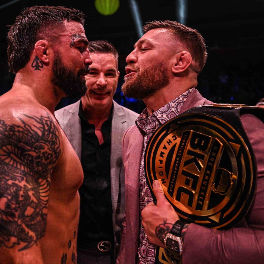 What Did Conor McGregor See Ringside To Setup a His Next Showdown? 'He Was Intrigued' 3 Mike Perry vs Conor McGregor BKFC