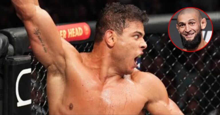 Paulo Costa Demands Khamzat Chimaev Fight Because 'Borz' Sent Messages To Costa's Girl - 'He's a Son of a ***'