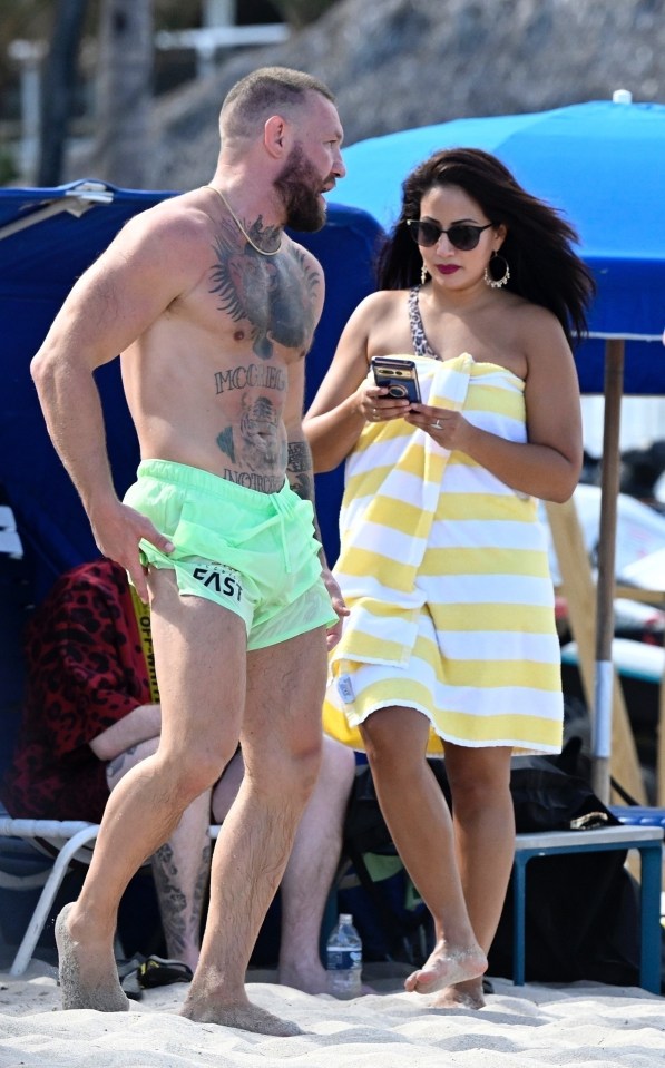Look: Conor McGregor Caught Red Handed with Mystery Woman on Florida Beach 6 conor beach 77