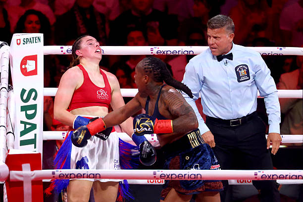 Shadasia Green Outslugs Savannah Marshall to Capture Unified Super Middleweight Title - Taylor vs. Serrano 3 Highlights 1 gettyimages 2224714705 612x612 1