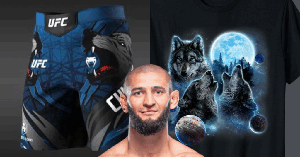 Khamzat Chimaev’s Wolf Shorts Spark Mixed Reactions from Fans Ahead of UFC 319