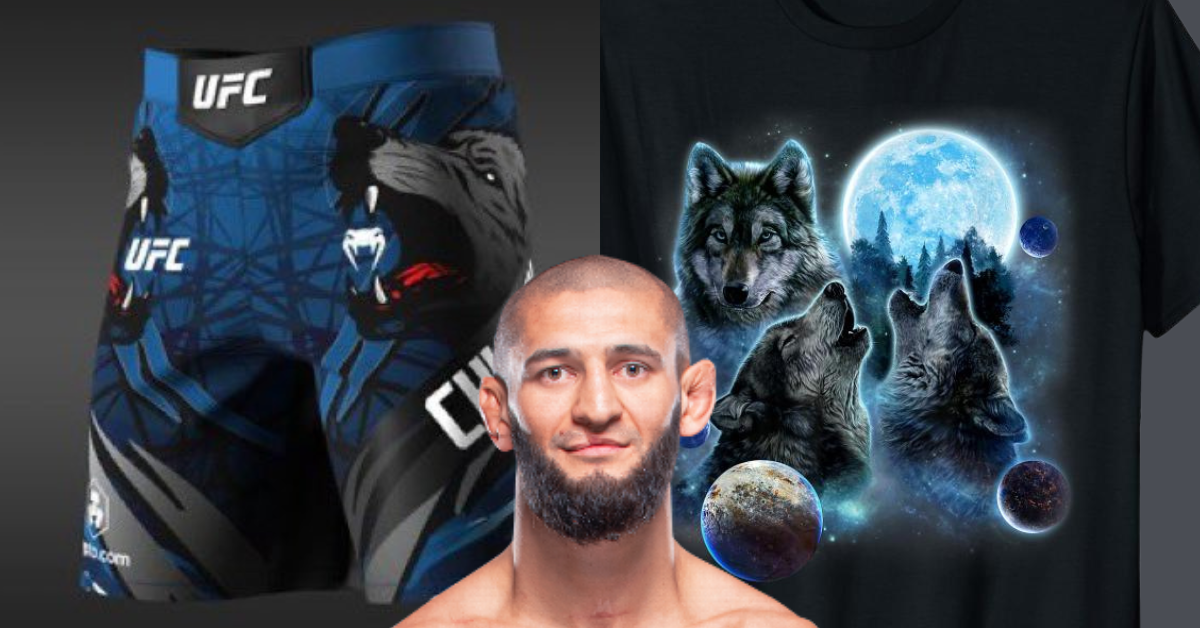 Khamzat Chimaev’s Wolf Shorts Spark Mixed Reactions from Fans Ahead of UFC 319