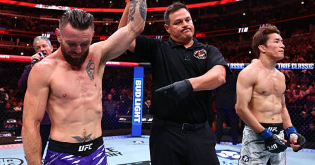 Tim Elliott Forces Kai Asakura to Tap Out with Slick Guillotine Choke - UFC 319 Highlights