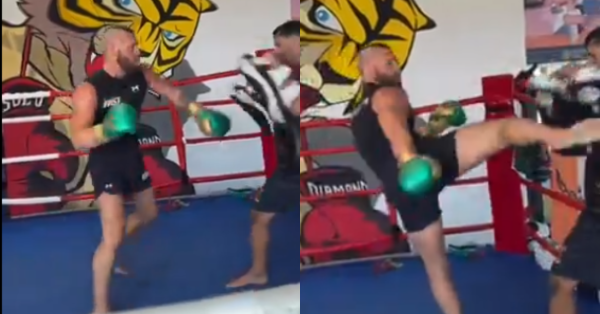 Fans Tell Conor McGregor to Hang It Up After Pad-Work Reveal