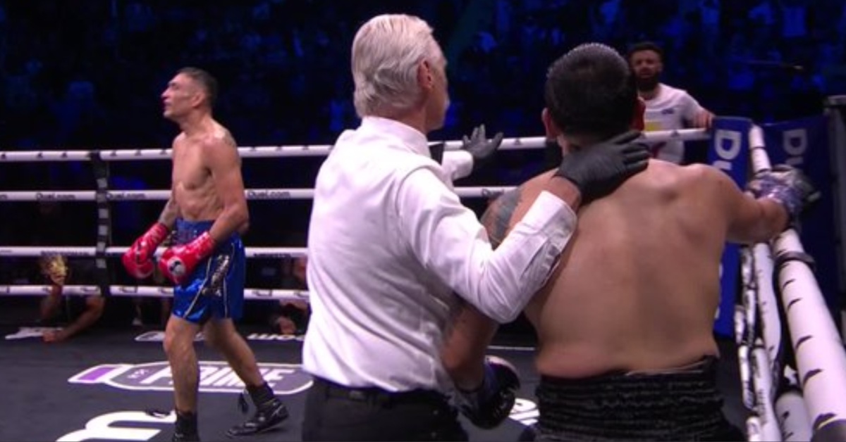 Tony Ferguson TKOs Salt Papi, Snaps Eight-Fight Losing Skid - Misfits Boxing 22 Highlights