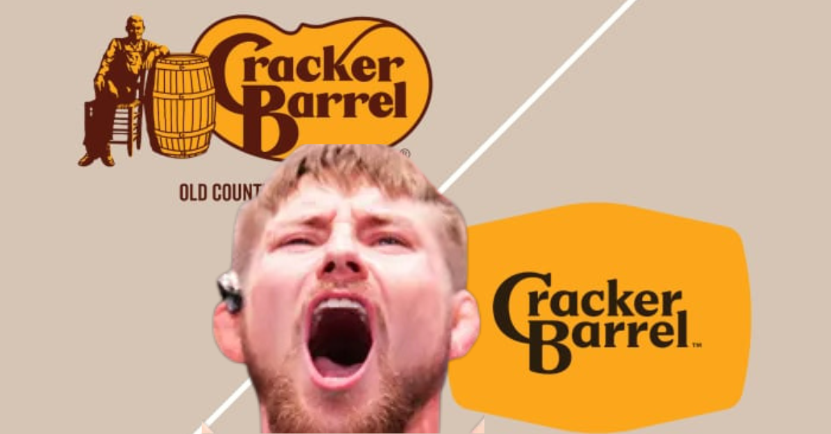 American Bryce Mitchell Goes Full Meltdown Over Cracker Barrel Logo Change