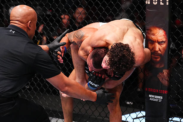 Austin Bashi Chokes Out John Yannis in Opening Round - UFC Vegas 108 Highlights 4 gettyimages 2228247770 612x612 1