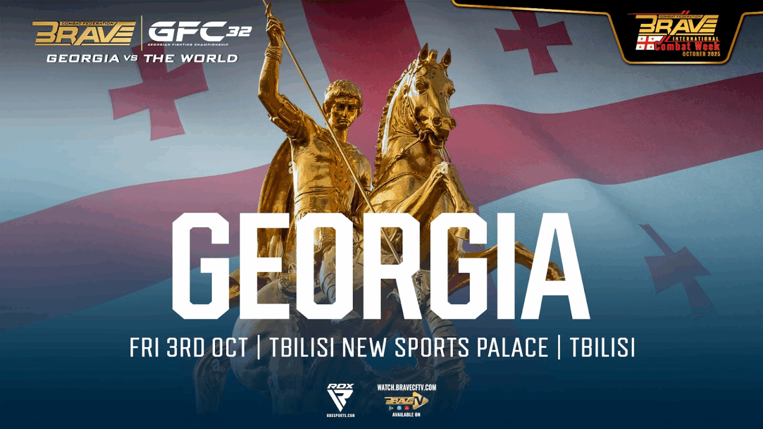 BRAVE CF announces 1st Georgia Event This October