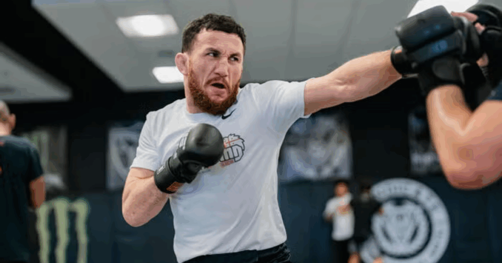 Merab training gym