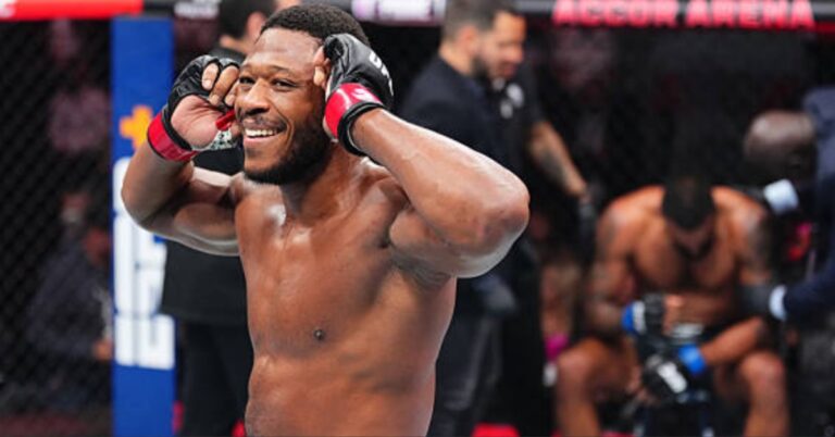 Crowd Goes Wild as Oumar Sy Dominates Brendson Ribeiro in Epic TKO: UFC Paris Highlights