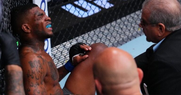 Brutal Low Blow Forces No-Contest Between Zach Reese and Sedriques Dumas - Noche UFC Highlights