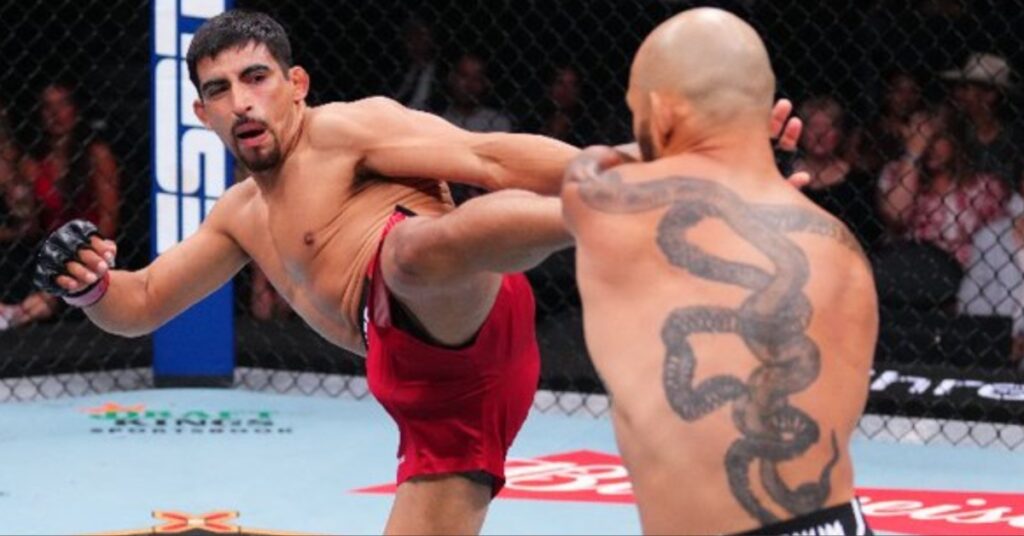 Jesus Aguilar Edges Past Luis Gurule in Back-And-Forth Brawl - Noche UFC Highlights