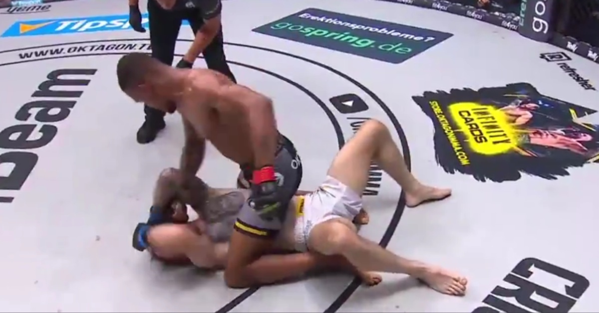 Denis Frimpong Weathers Early Storm, TKOs Peter Gabal in Round 3 – Oktagon 76 Highlights