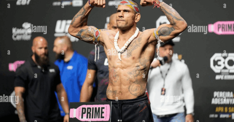 Alex Pereira Weighing in