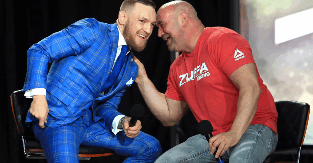Dana White with Conor Mcgregor