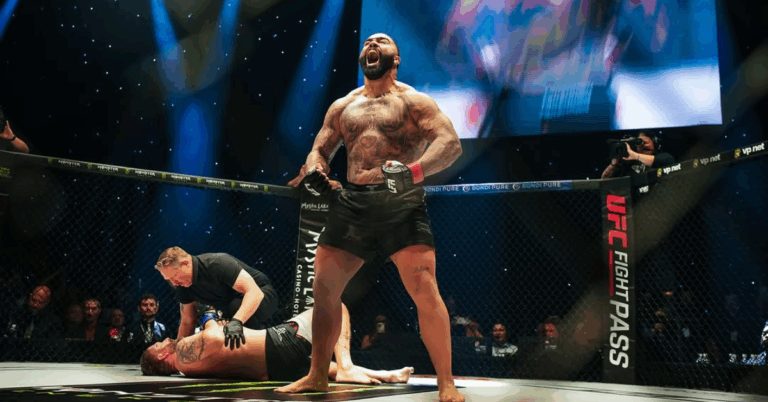 Watch: Olympic Gold Medalist Gable Steveson Dominates with First Round Finish in MMA Debut