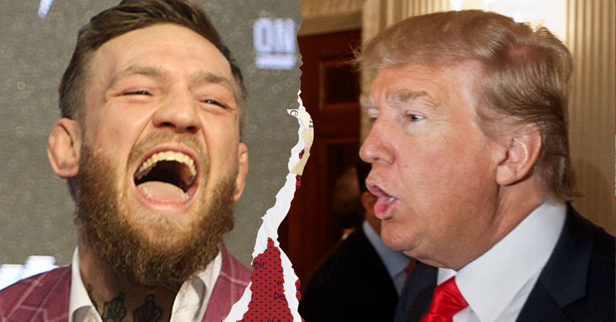 When Conor McGregor said: “I Don’t Give a f**k About Donald Trump. He Can Shut His Big Fat Mouth.”