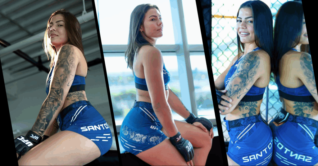 Brazilian UFC Star Luana Santos Flexes More Than Just Fighting Skills in Latest UFC Performance Institute Photoshoot