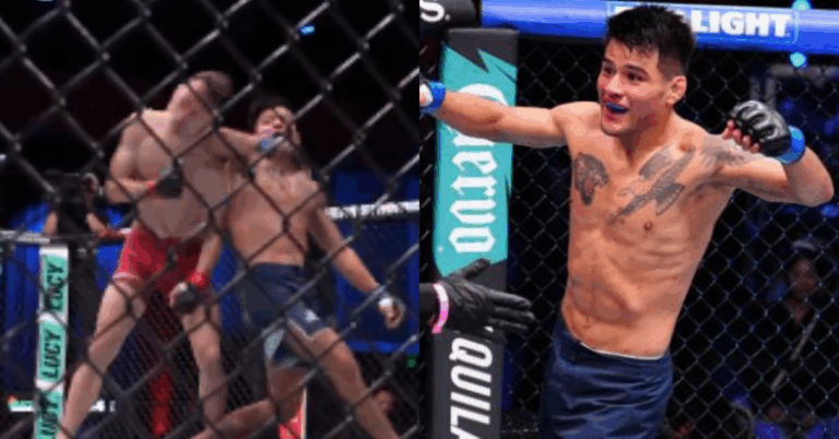 Watch: UFC Fans Left Stunned by Sound of Juan Díaz's Historic Spinning Back Elbow Knockout
