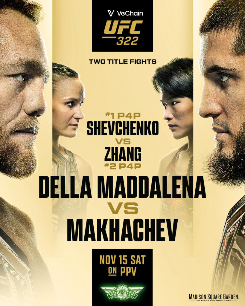 UFC 322: Jack Della Maddalena vs. Islam Makhachev Poster